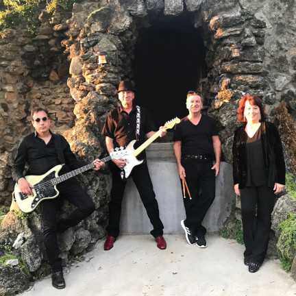 Too Tall Tyler / Double D Band photoshoot pic at The Grotto on 9/10/19